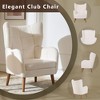 PAGED Accent Chair Upholstered Living Room Chairs with Wood Frame, Comfy Chair for Living Room, Study - 4 of 4