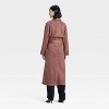 Women's Faux Suede Trench - A New Day™ - 2 of 3