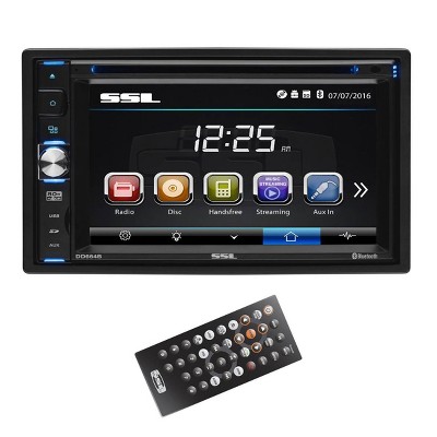 SoundStorm Double-DIN 6.2" Touchscreen Bluetooth DVD Player & Monitor | DD664B
