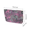 Unique Bargains Vintage Embossment Flower Makeup Bag 1 Pc - 2 of 4