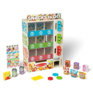 Melissa & Doug Sort Stock Select Wooden Food Vending Machine Toy