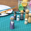 50 Count Bright Creations Unfinished Wood Peg Dad Doll Bodies 