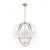 Elk Home Diffusion 4 - Light Chandelier in  Aged Silver - image 4 of 4