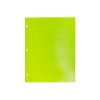 JAM Paper Laminated Glossy 3 Hole Punch Two-Pocket School Folders Lime Green 385GHPLID - 4 of 4