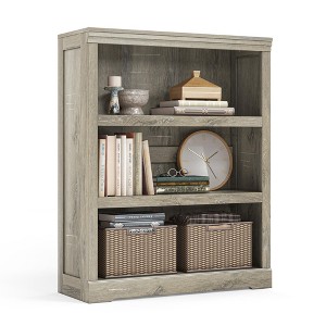 Small Bookcase Shelf Storage Organizer, Modern Book Shelf for Bedroom, Living Room and Home Office - 1 of 4