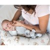 Sweet Jojo Designs Girl Support Nursing Pillow Cover (Pillow Not Included) Deer Floral Pink Green and White - 2 of 4