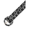 INSPIRE CHIC Womens Leopard Printed Retro 1.5" Width Wide Faux Fur Leather Round Buckle Waist Belts 1Pc - 2 of 4