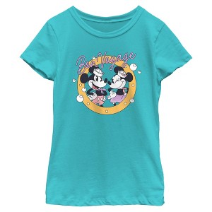 Girls Mickey & Friends Bon Voyage Duo T Shirt - 1 of 4