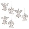 Metal Framed Angel Ornament (Set of 6) - 2 of 4