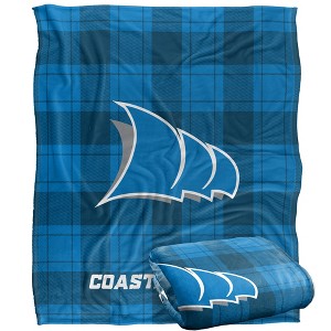College Of Coastal Georgia Campus Plaid Spirit Silky Touch Super Soft Throw Blanket 50x60 - 1 of 4