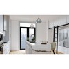 Urban Ambiance Luxury Mid-Century Modern Pendant,  10''H x 11''W,  Brushed Brass and Stained Glass Finish, ULB2290 - 2 of 4