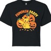 Women's - Pokémon - Pumpkin Party- Junior's Cropped Graphic T-Shirt Cropped Graphic T-Shirt - 2 of 4