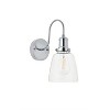 Elegant Lighting Felicity 1 light chrome Wall Sconce - 3 of 4