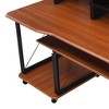 CAVINAS Home Office Desk 72" Morden Music Desk with Open Storage Shelves and Keyboard Tray for Work - 4 of 4