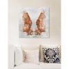 20 X 20 Rose Gold Wings Fashion And Glam Unframed Canvas Wall Art In Pink  - Oliver Gal : Target