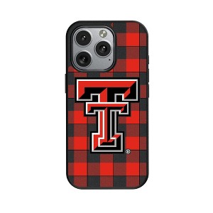 NCAA Big 12 Universities Plaid MagSafe Compatible Cell Phone Case for Apple iPhone - 1 of 4