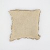 Kumasinova 22" Stonewashed Linen Blend Throw Pillows,Couch Pillows with Fringe,Handcrafted Decorative Pillows for Bed - 3 of 4