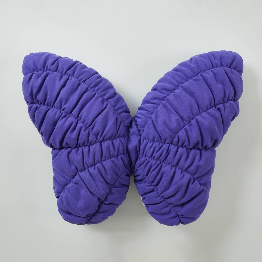 Bliss Prism Puffy Butterfly Decorative Pillow