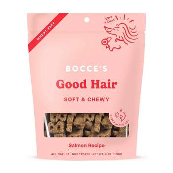 Bocce's Bakery Good Hair Soft & Chewy Salmon Recipe Dog Treats - 6oz