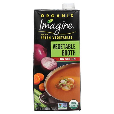 Imagine Foods Organic Low Sodium Vegetable Broth 32 fl oz