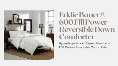 300 Thread Count Reversible Down Comforter - Eddie Bauer : Target