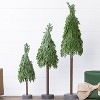Transpac Foam Shaggy Trees Set of 3 Decorative Objects Tree Figurines Multicolored Foam Christmas Tabletop Decor Indoor Use Gift Giving and Hostess - 2 of 3