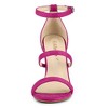 Allegra K Women's Open Toe Triple Straps Buckle Closure Stiletto High Heels - 2 of 4