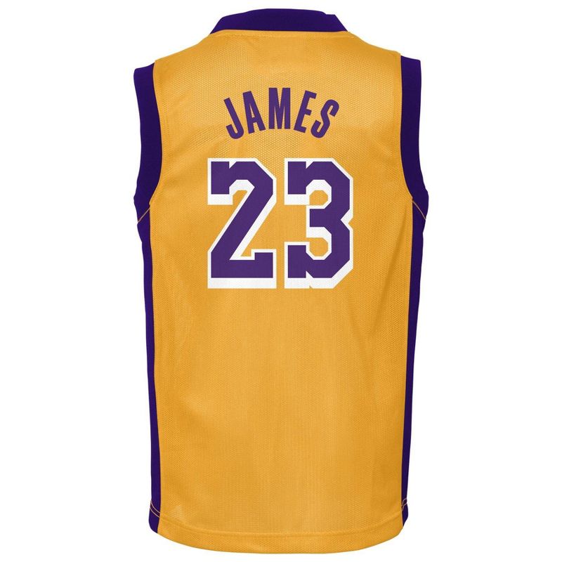 NBA Los Angeles Lakers Toddler James Jersey, 3 of 4