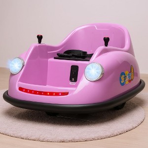 12V Electric Bumper Car for Kids, Ride-On Toy with Remote Control, 360¡ã Spin, LED Lights, 2-Speed, Music for Toddlers - 1 of 4