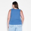 Women's Bronco Graphic Tank Top - Blue - 3 of 3
