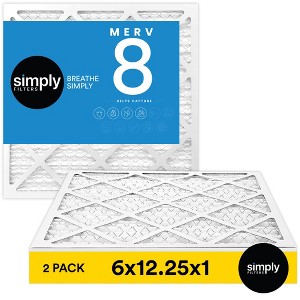 Simply Air Filter, MERV 08, MERV 11, MERV 13, 2 Pack, Furnace Air Filter for HVAC - 1 of 1