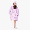 Tirrinia Wearable Blanket Oversized Hoodie for Adults, Patterns Sweatshirt Blanket, as Warm & Funny Gifts for Men Women Girlfriend - 4 of 4