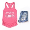 Simply Sage Market Life Is Better With Tennis Racerback Tank - 3 of 4