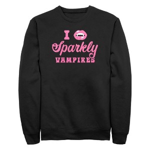Mens Lost Gods I Love Sparkly Vampires Sweatshirt - 1 of 4