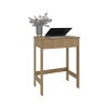 INFURNIC Desks Modern Computer Desk with 1 Drawer and 4 Legs Easy to Assemble for Stylish and Organized Workspace, Brown, 15.7"*23.6"*30.3" - 4 of 4
