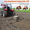 Lawn Leveling Rake, Heavy Duty Ground Leveler with Long Stainless Steel Handle, Lawn Leveler Garden Leveler for Yard, Backyard, Dirt Ground - 4 of 4