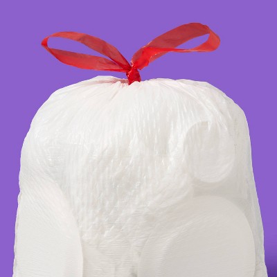 UltraStretch Drawstring Small Trash Bags - Lavender - 4 Gallon - 40ct - up&up™