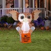 Gemmy Airblown Inflatable Gizmo Warner Brothers , 3.5 ft Tall, Brown - 2 of 4