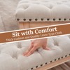 Hyleory 44.3-inch Corduroy Oversized Storage Solid Wood Comfort Bedside Bench for Bedroom, Living Room and Nursing Room - 3 of 4