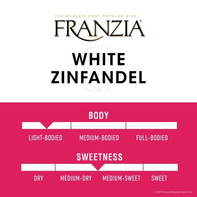 Franzia White Zinfandel Rose Wine - 3L Box
