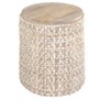 Natural Boucle Handwoven Storage Side Table - 4 of 4
