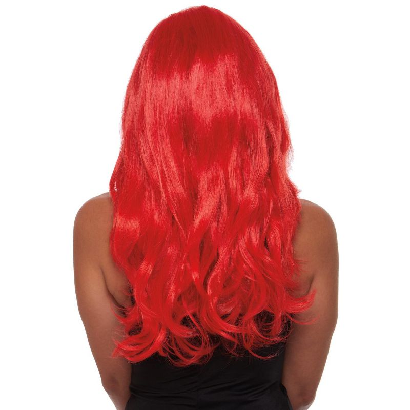 Dreamgirl Long Wavy Red Wig, 2 of 3