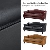 Bruno 78.75" Wide Genuine Leather Sofa with Solid Tapered Wood Legs|ARTFUL LIVING DESIGN - image 3 of 4