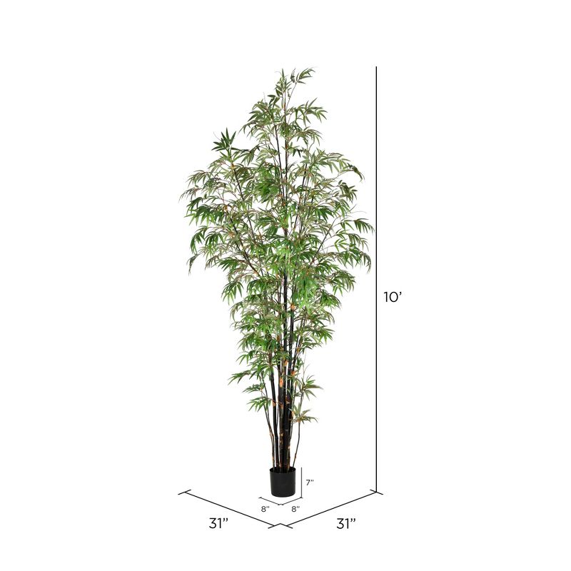 Vickerman Artificial Potted Black Japanese Bamboo Tree, 2 of 4