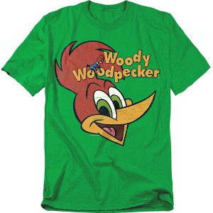 Woody Woodpecker Retro Logo Adult T-Shirt - 1 of 4