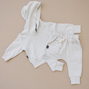 Kids Harley Jogger Long Sleeve Set - Olive + Scout - 1 of 4