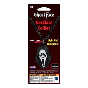 Scream™ Ghost Face® Light-Up Necklace Costume Accessory - 1 of 1
