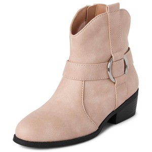 The Children's Place Girls Ankle Cowgirl Boots - 1 of 4