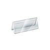 Azar Displays Two Sided Tent Style Clear Acrylic Sign Holder and Nameplate, Size: 8.5" W x 3" H on each side, 10-Pack - 2 of 3