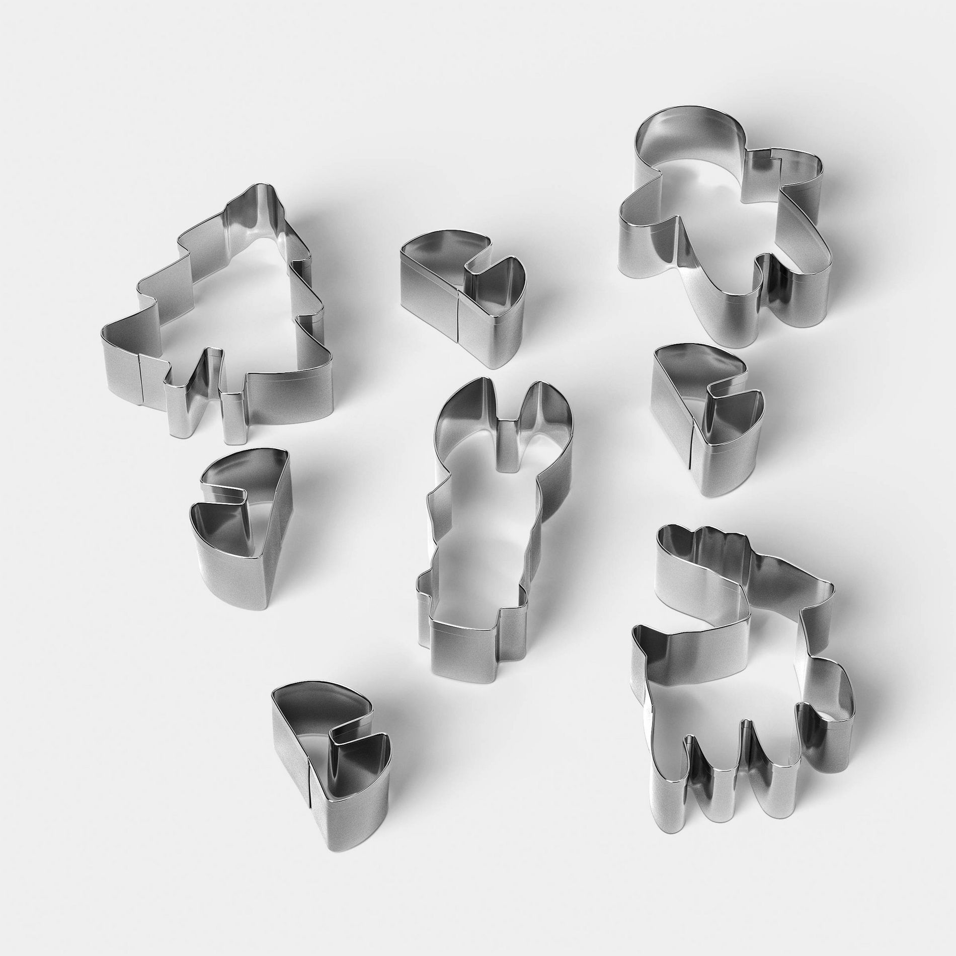 8pk Christmas Standing Cookie Cutter Set - Wondershop™